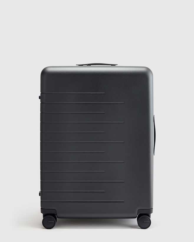 Black Expandable Large Check-In Suitcase