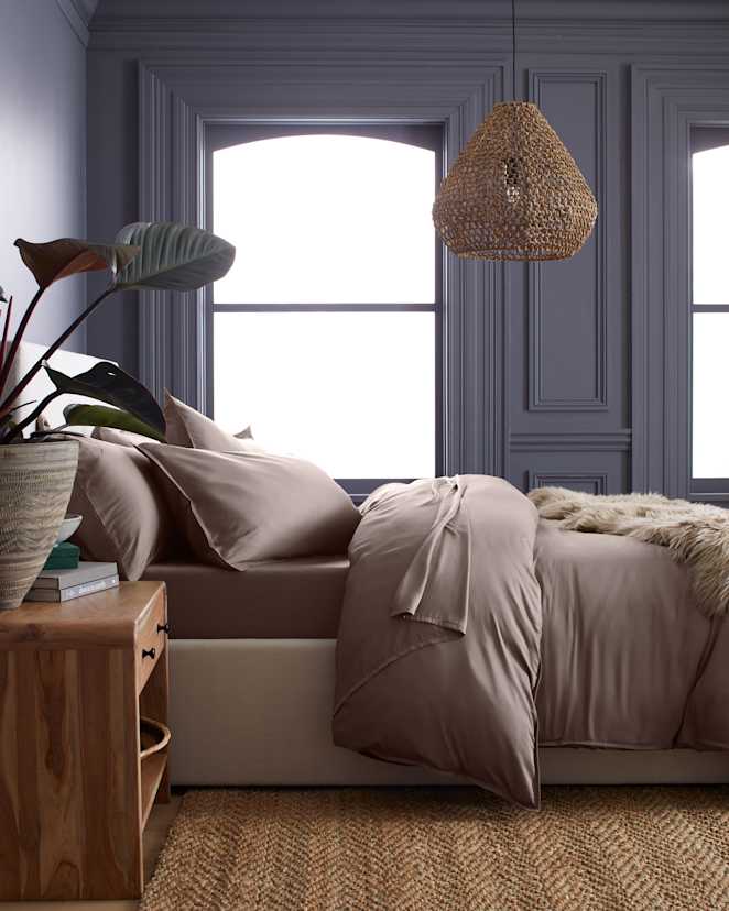 Stone Bamboo Duvet Cover
