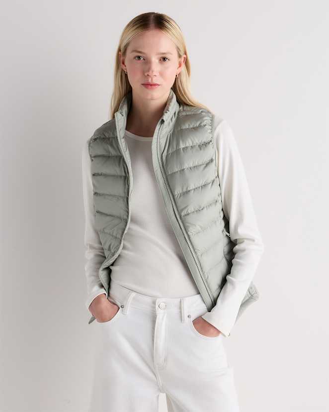 Shadow Green Lightweight Down Packable Puffer Vest