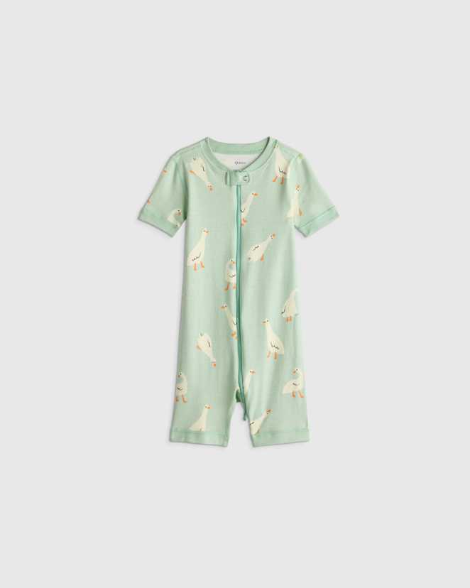 Goosie 100% Organic Cotton Shortie Onesie Pajama