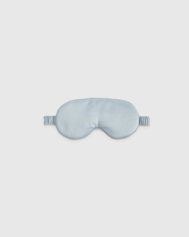 Light Blue Mulberry Silk Beauty Sleep Mask