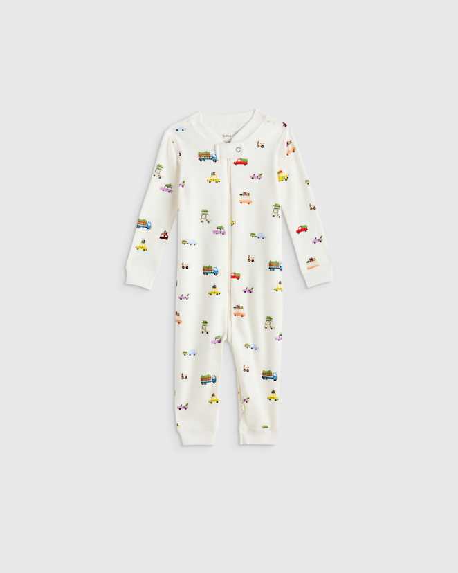 Merry Motors 100% Organic Cotton One Piece Pajama