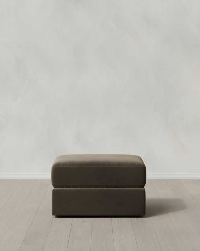 Sable Ashford Deep Seat Ottoman in Performance Velvet