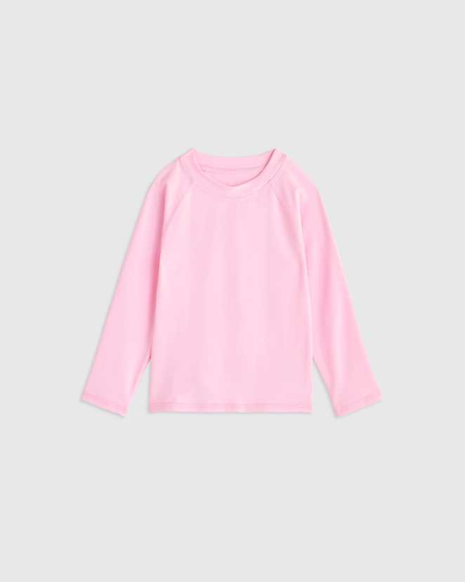 Bouquet Pink Long Sleeve Raglan Rash Guard