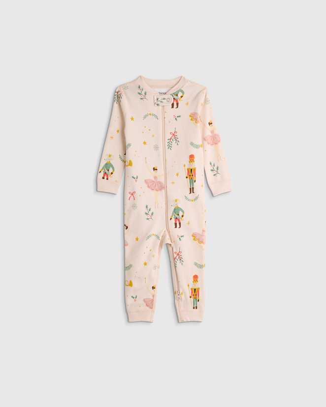 Nutcracker 100% Organic Cotton One Piece Pajama