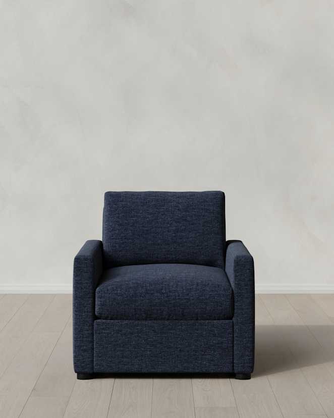 Ink Brennan Accent Chair in Performance Chenille Linen Blend