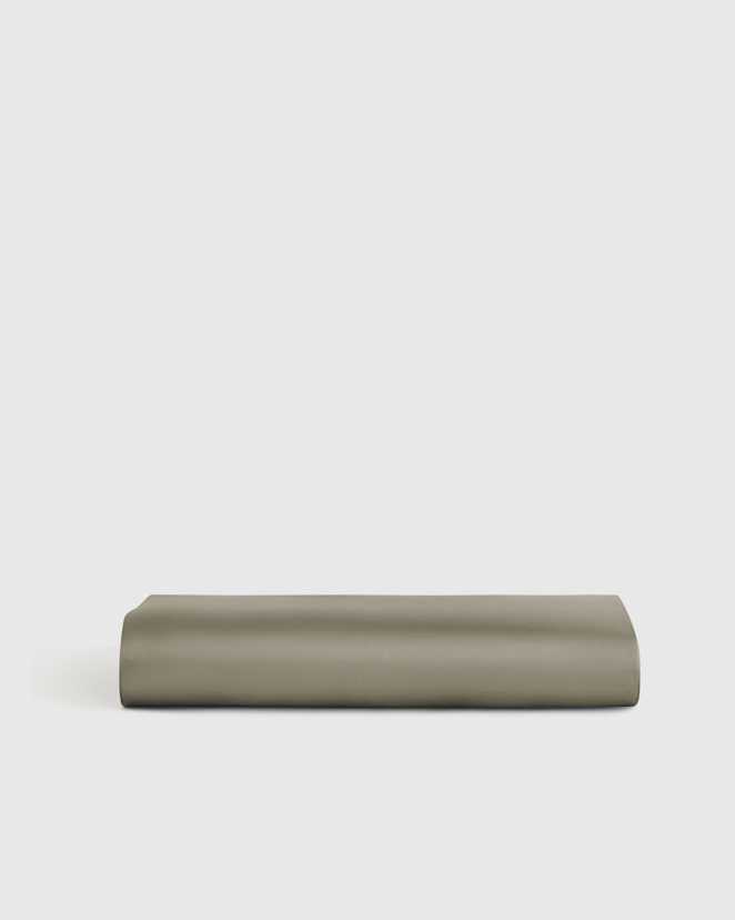 Dried Sage Giza Egyptian Cotton Sateen Fitted Sheet