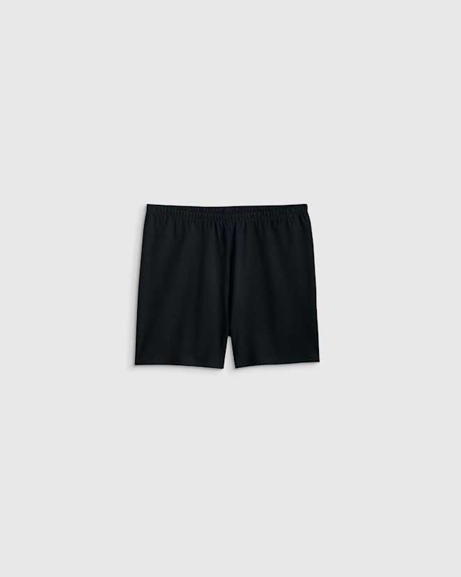 Black Organic Cotton Cartwheel Shorts