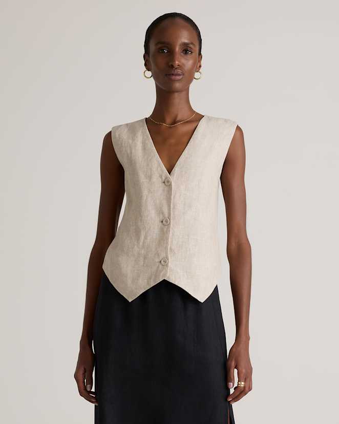 Flax 100% European Linen Vest