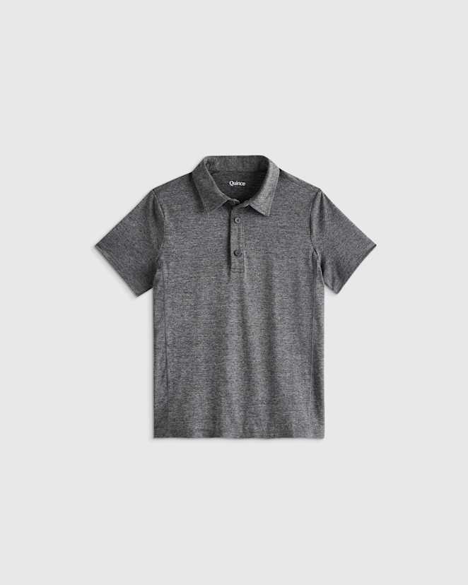 Charcoal Flowknit Breeze Polo