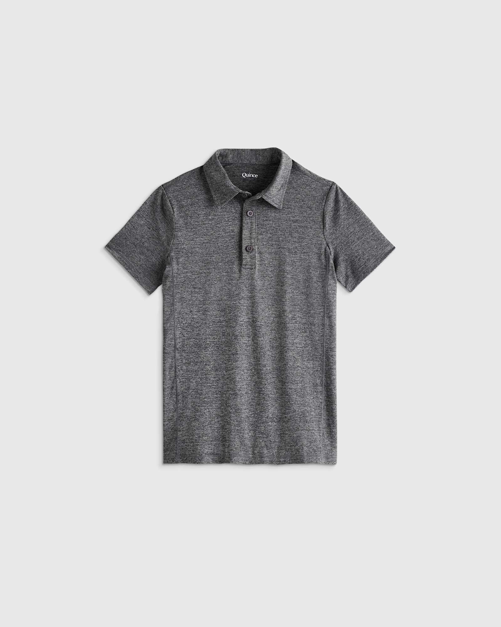 Charcoal Flowknit Breeze Polo