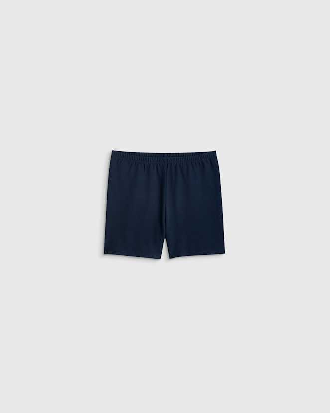 Navy Organic Cotton Cartwheel Shorts