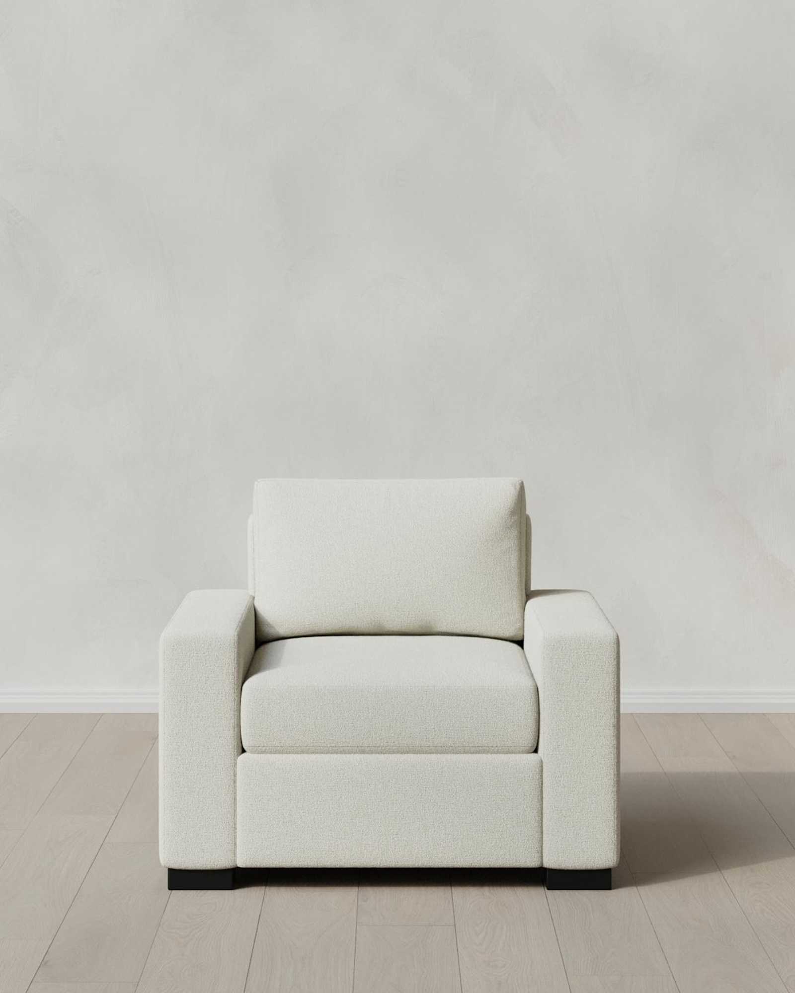 ivory Stillman Accent Chair in Performance Basketweave