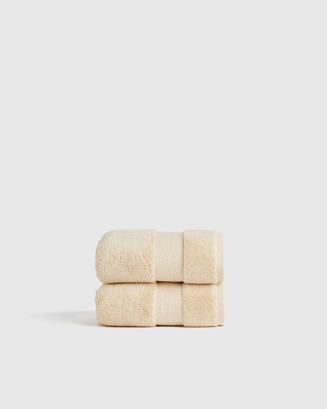 Linen Turkish Ultra Plush Hand Towel (Set of 2)