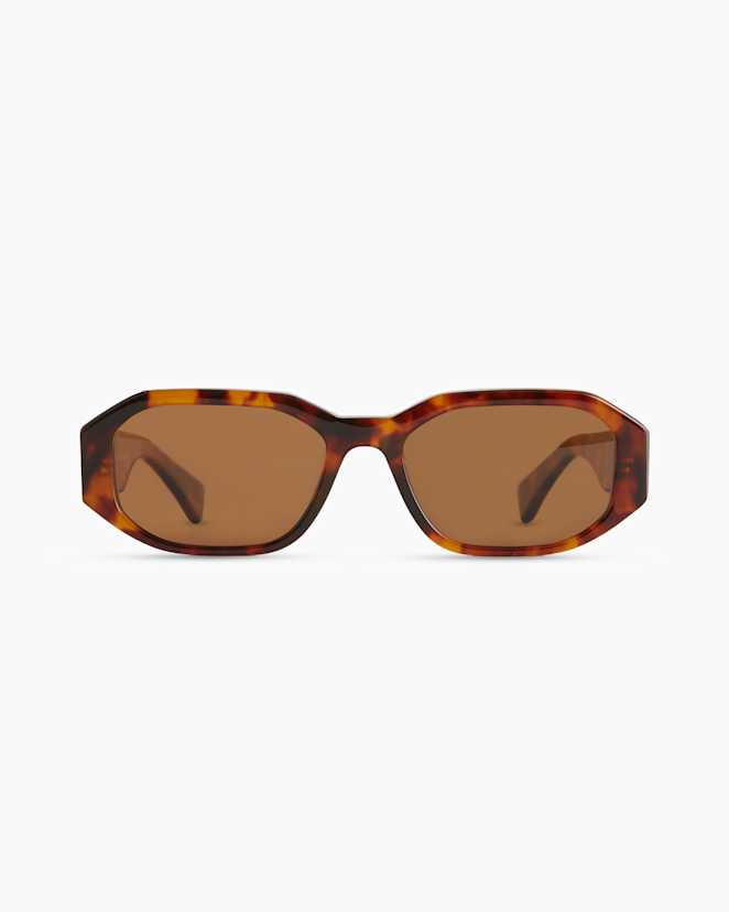 Ginger Tortoise with Brown lens Cora Polarized Acetate Sunglasses