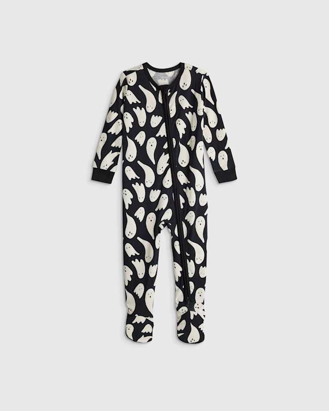 Ghosts Bamboo Footie Pajama