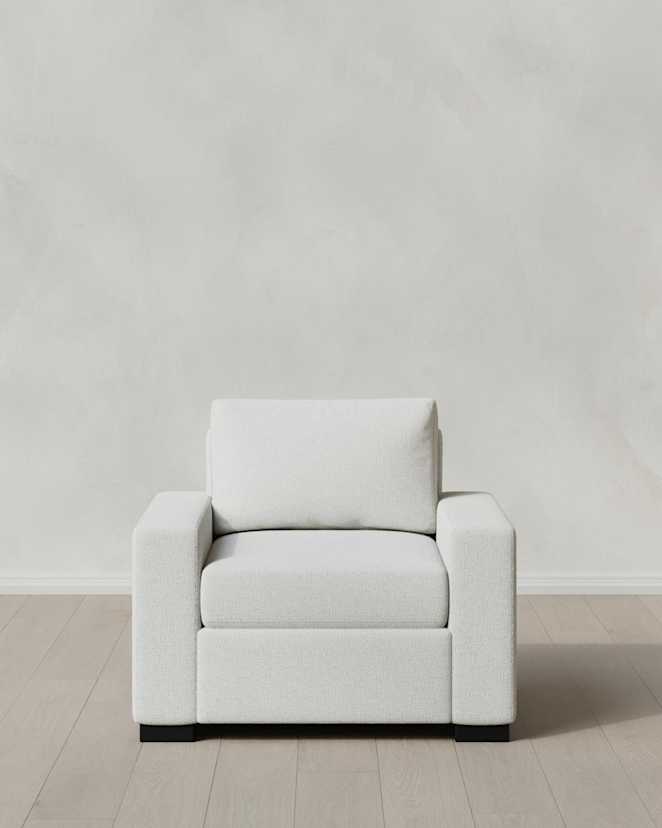Snow Stillman Accent Chair in Performance Basketweave