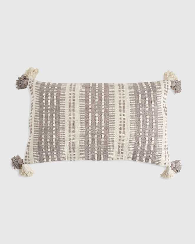 Light Grey Rowe Pillow Cover