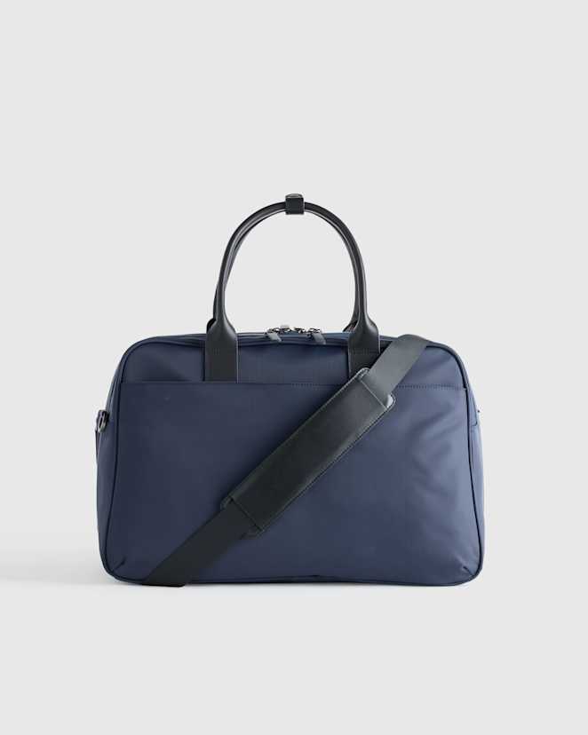 Navy Voyage Nylon Split Travel Bag
