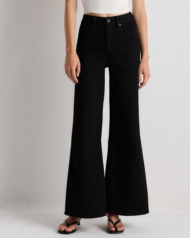 Black Bella Stretch Palazzo Jeans