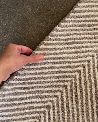 Hudson Wool Rug Taupe Vanea Meyer 4x5