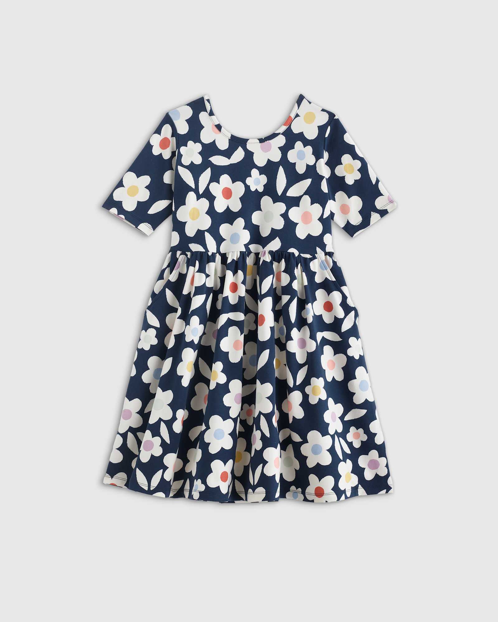 geo-daisy Organic Cotton Skater Dress