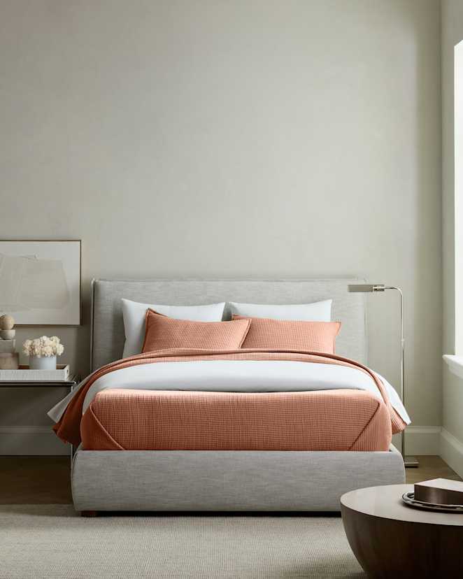 Sedona Organic Ribbed Cotton Coverlet Set