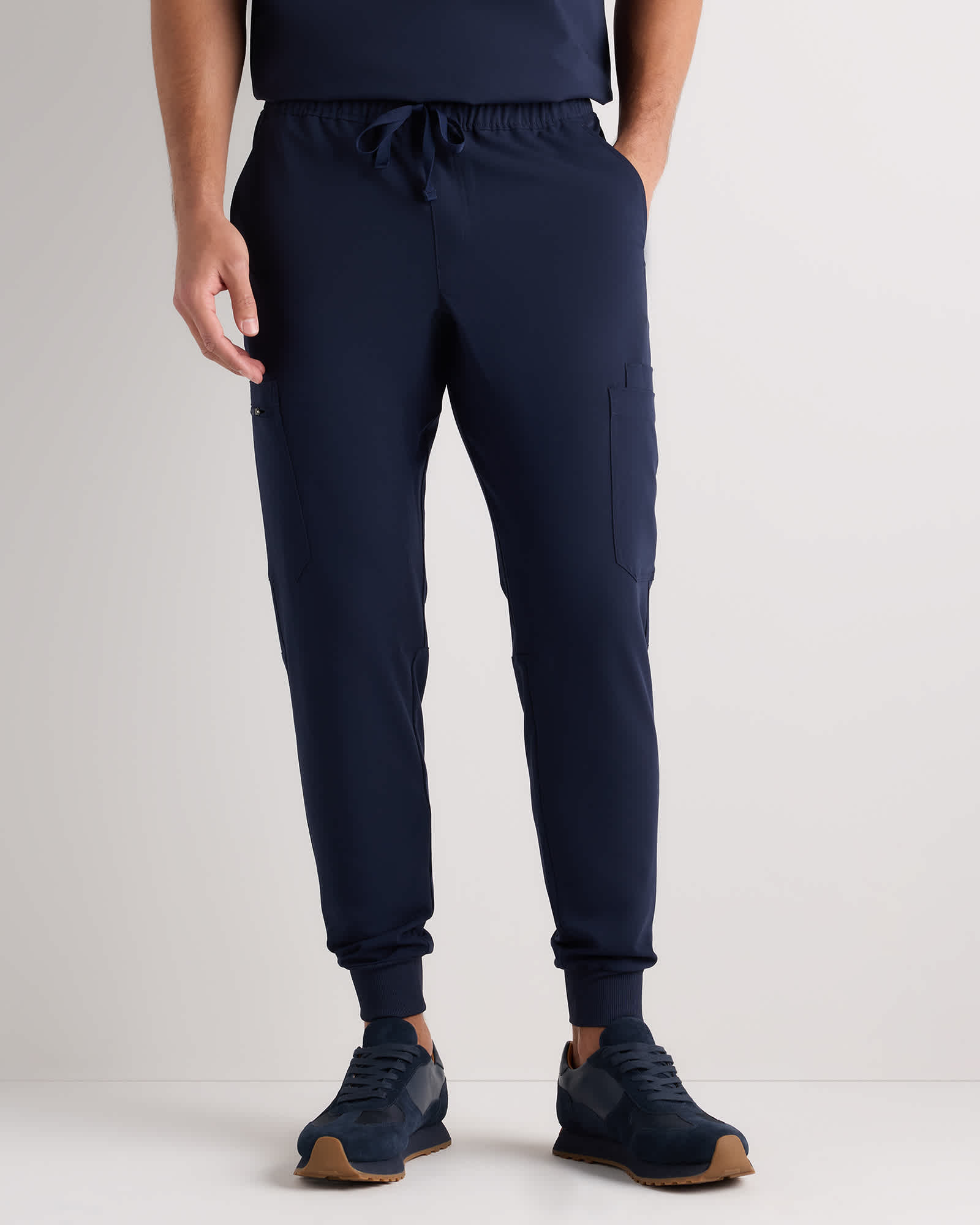 Deep Navy AeraFlex Scrub Joggers