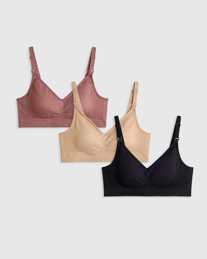 Twilight Seamless Nursing Bra 3 Pack