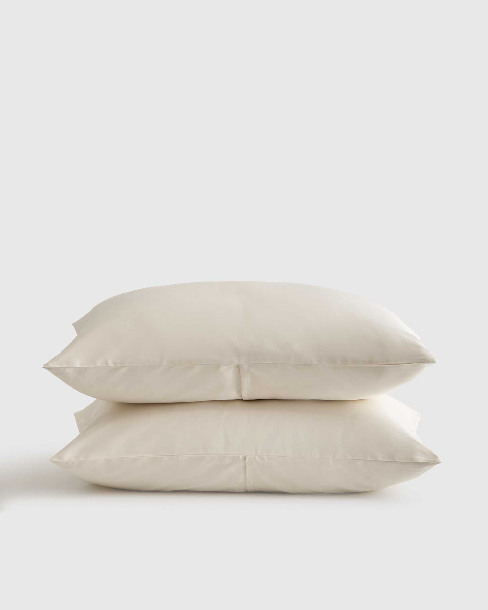 light-grey Luxury Organic Sateen Sham Set