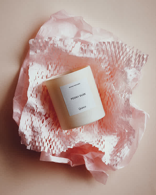 No Color Peony Dusk Candle