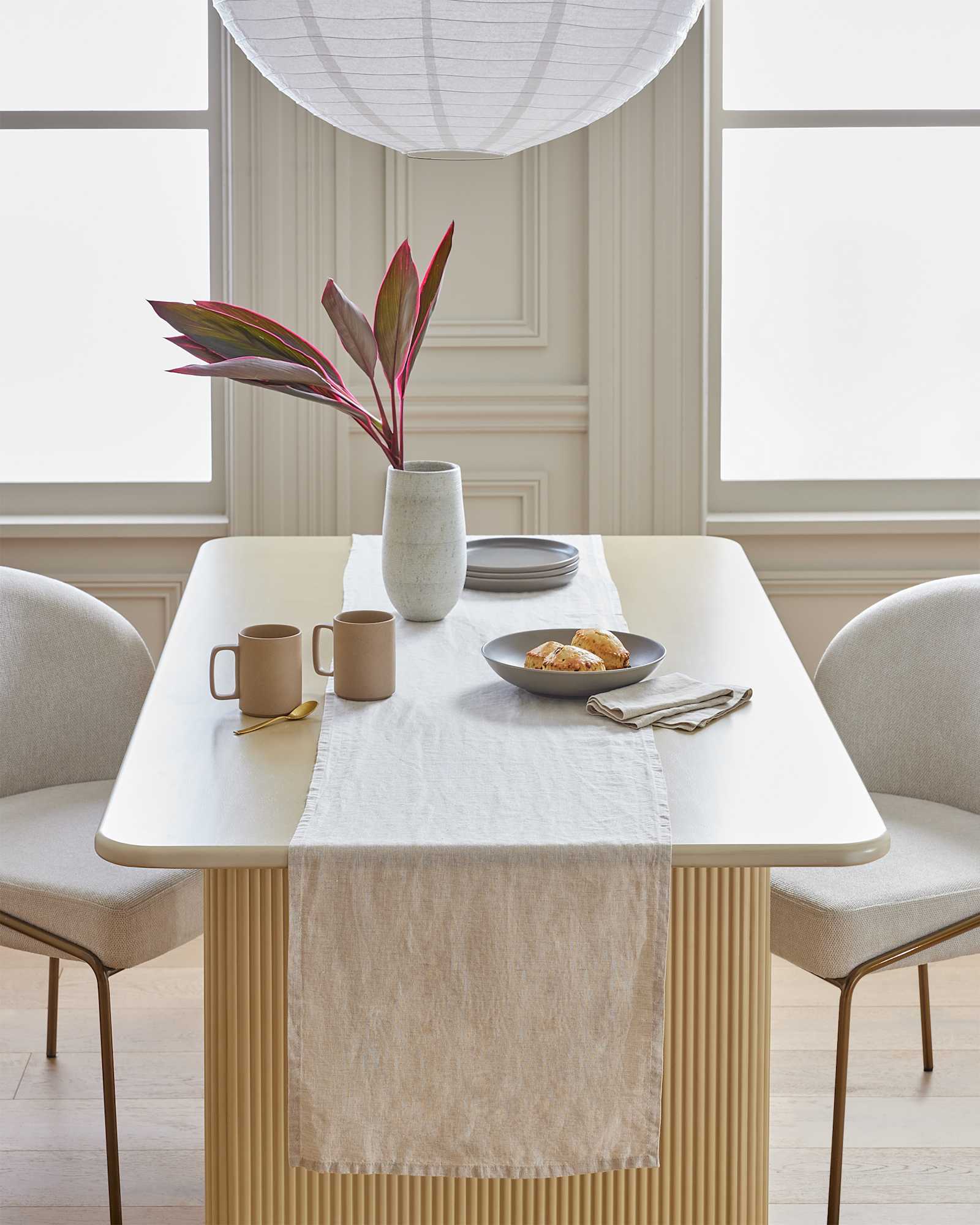 flax European Linen Table Runner