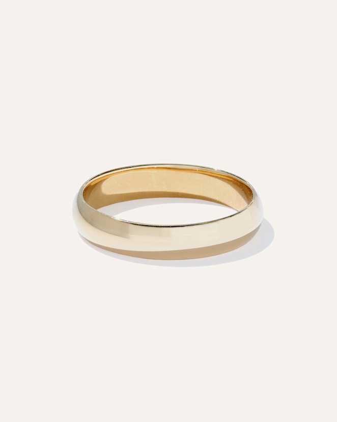 Yellow Gold Low Dome Band