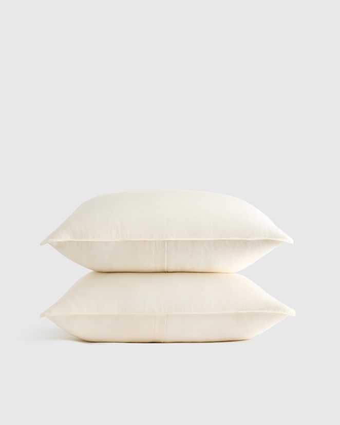 Ivory Bamboo Sham Set