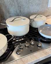 Ceramic Nonstick 7pc Cookware Set Ivory IHModel Thumbnail 4x5 (1)