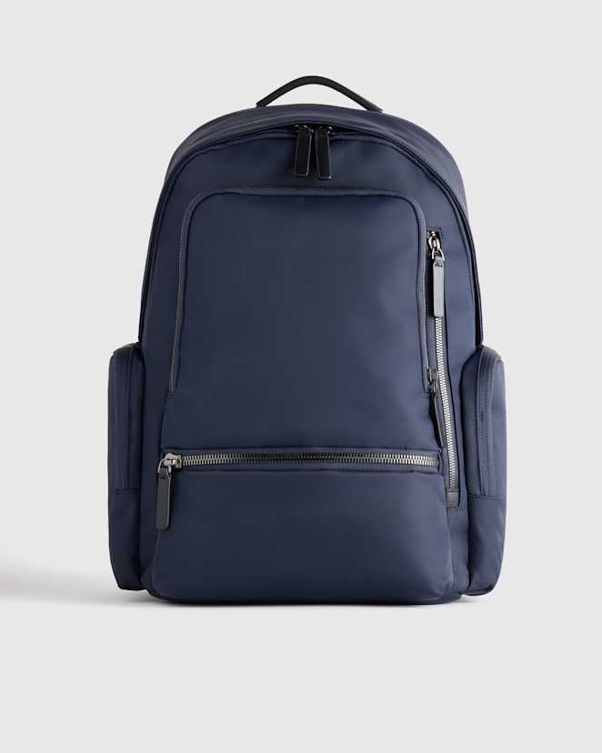 Navy Voyage Nylon Commuter Backpack