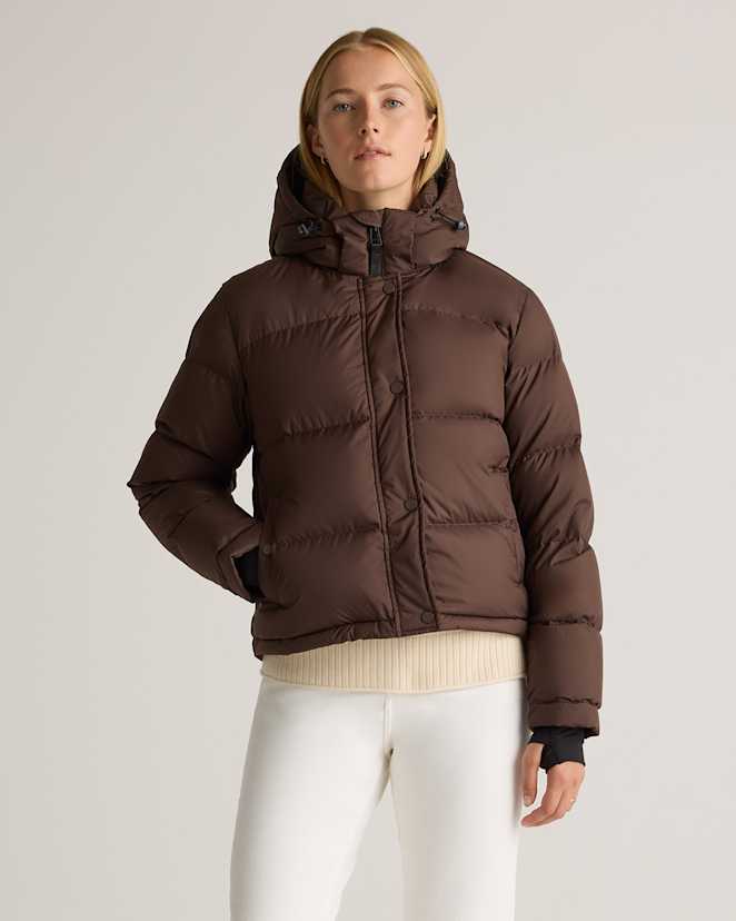 Hot Fudge Responsible Down Cropped Puffer Jacket