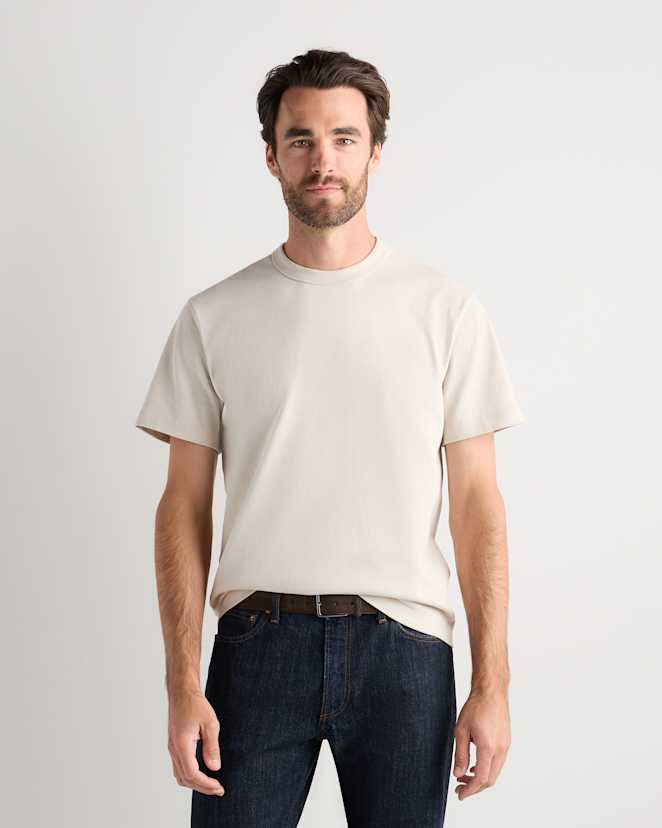 Natural 100% Organic Cotton Heavyweight Tee