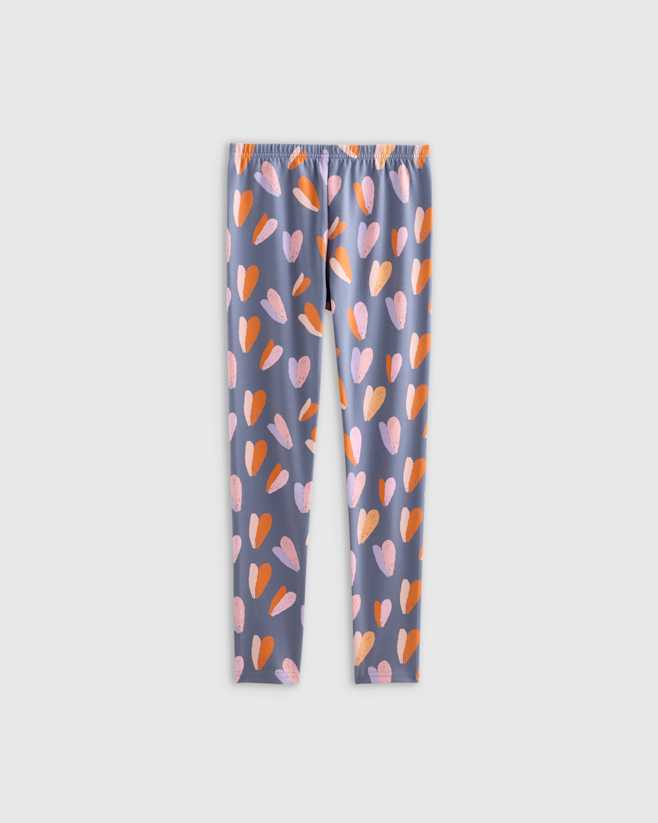 Multi Hearts Organic Cotton Leggings