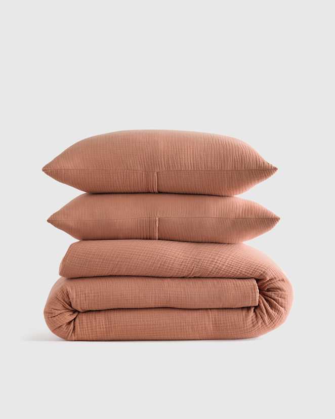 Sedona Organic Airy Gauze Duvet Cover Set