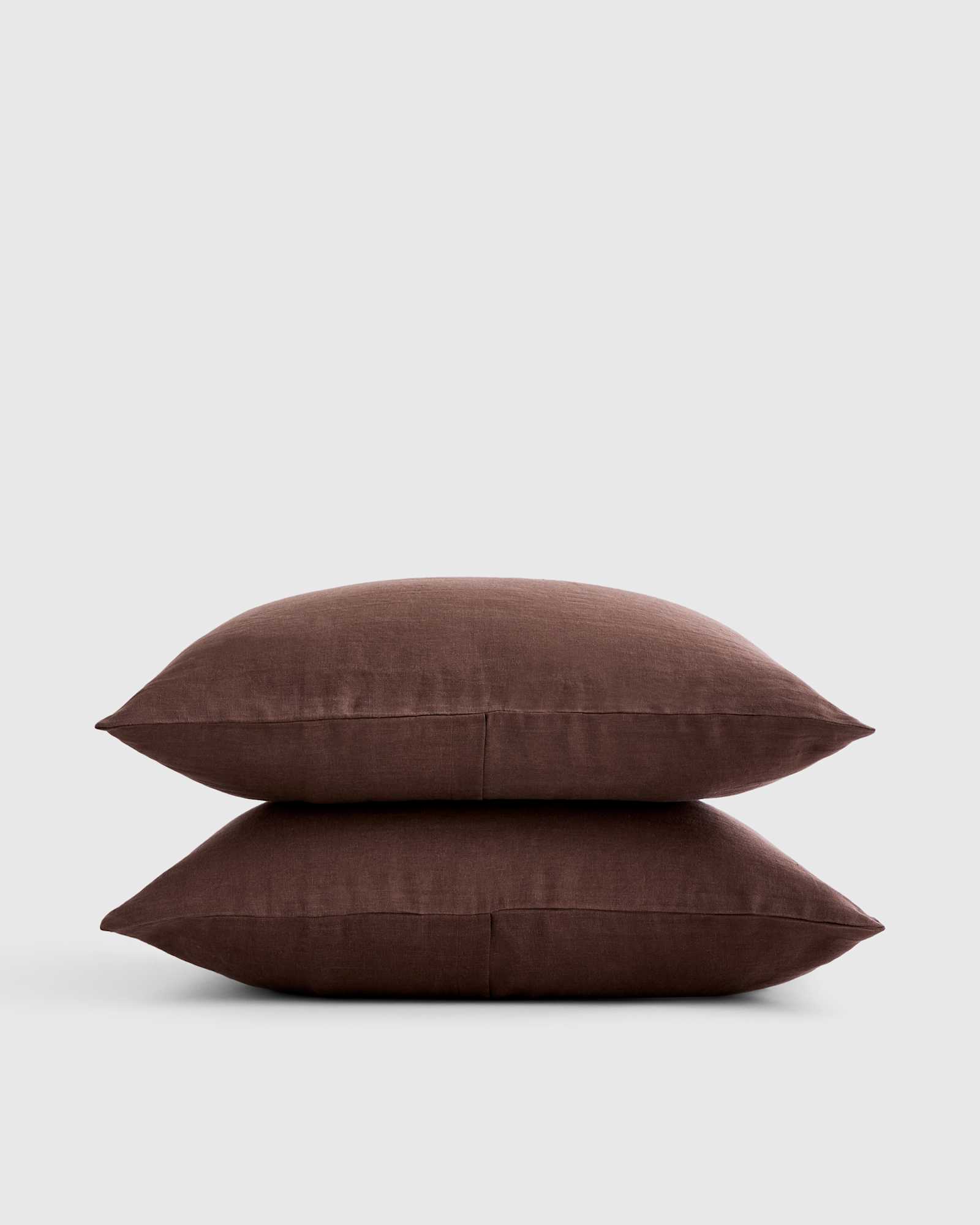 espresso European Linen Sham Set