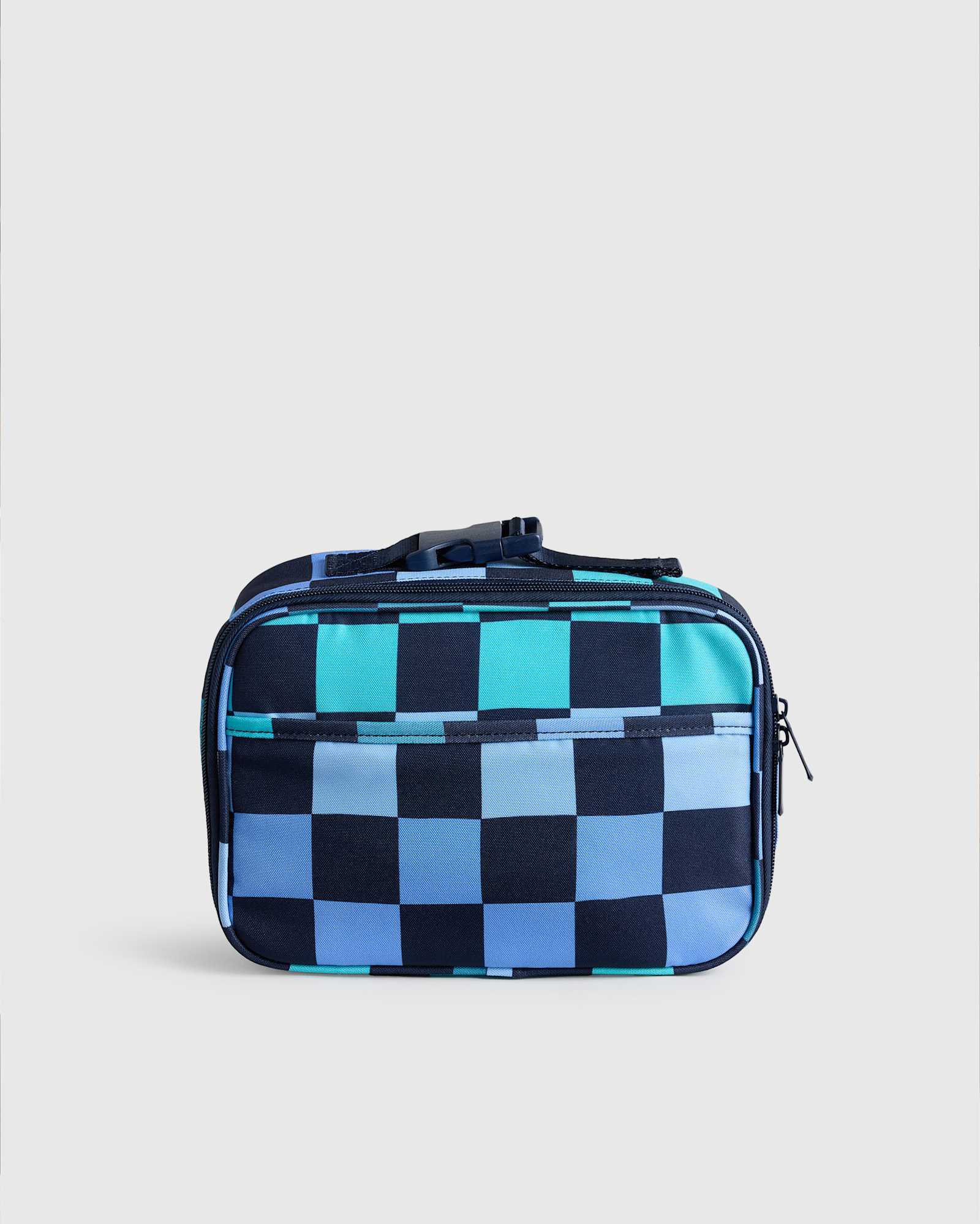 Blue Checks Recycled Lunch Box