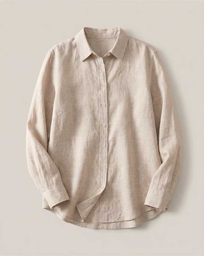 Flax 100% European Linen Long Sleeve Shirt