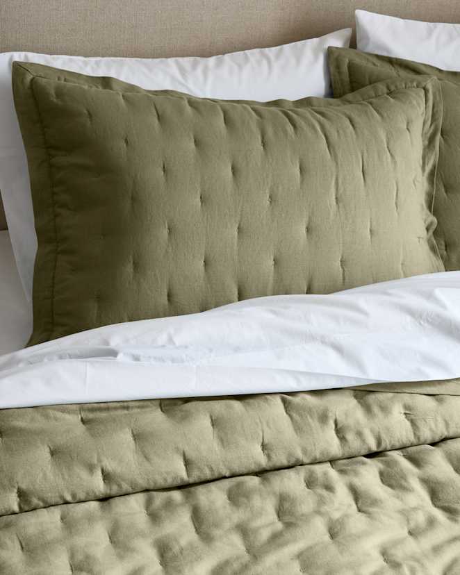 Willowleaf European Linen Dream Sham Set