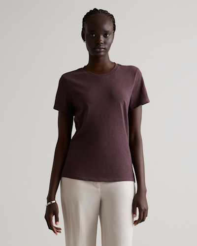 100% Organic Cotton Slub Crewneck Tee