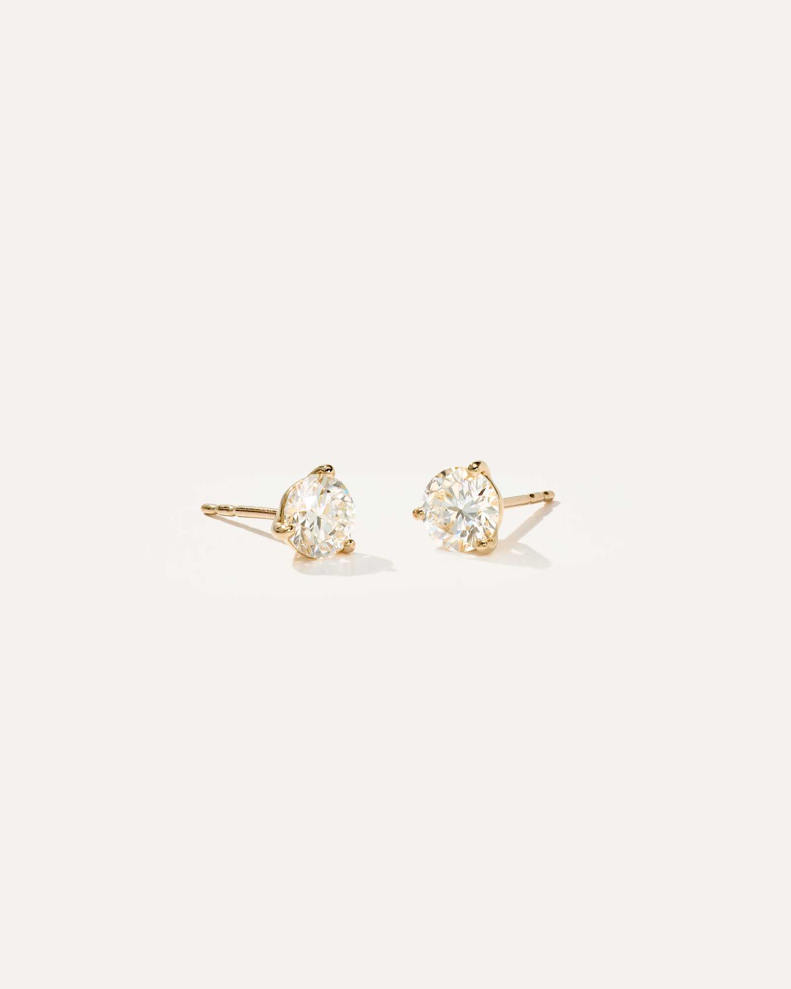 W-EARR-211-YG-357 EDITED yellow-gold 14K Gold Lab Grown Diamond Martini Studs