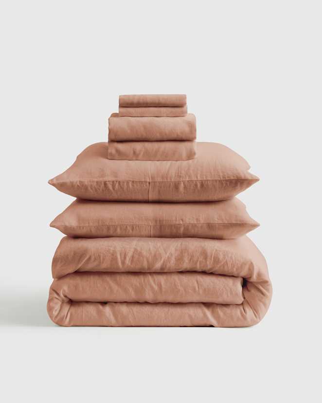 Desert Sunset European Linen Deluxe Bedding Bundle