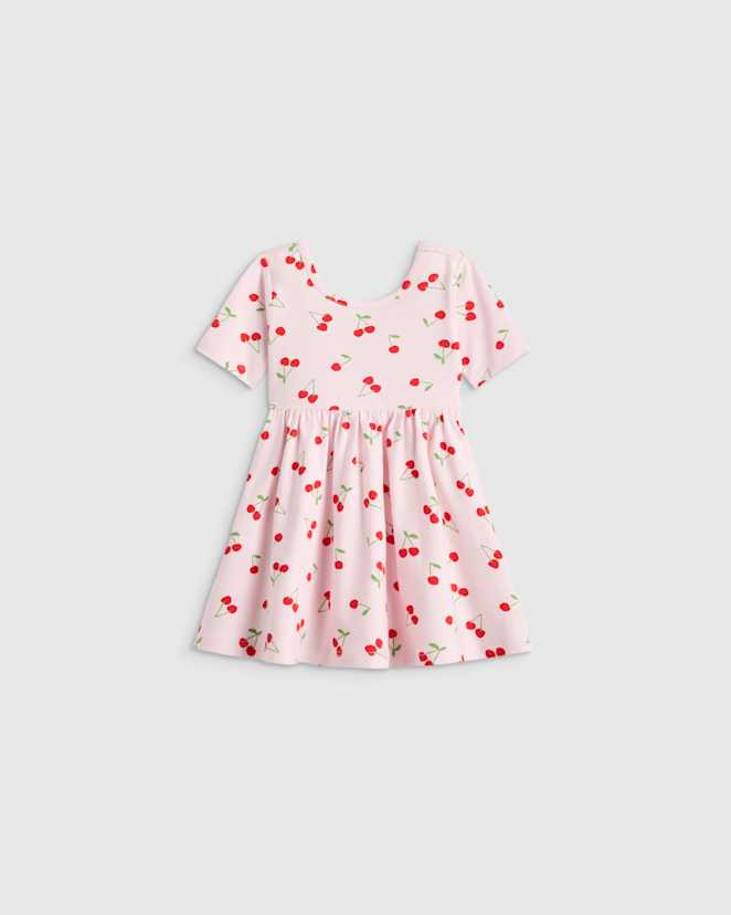 Sweet Cherries Organic Cotton Skater Dress
