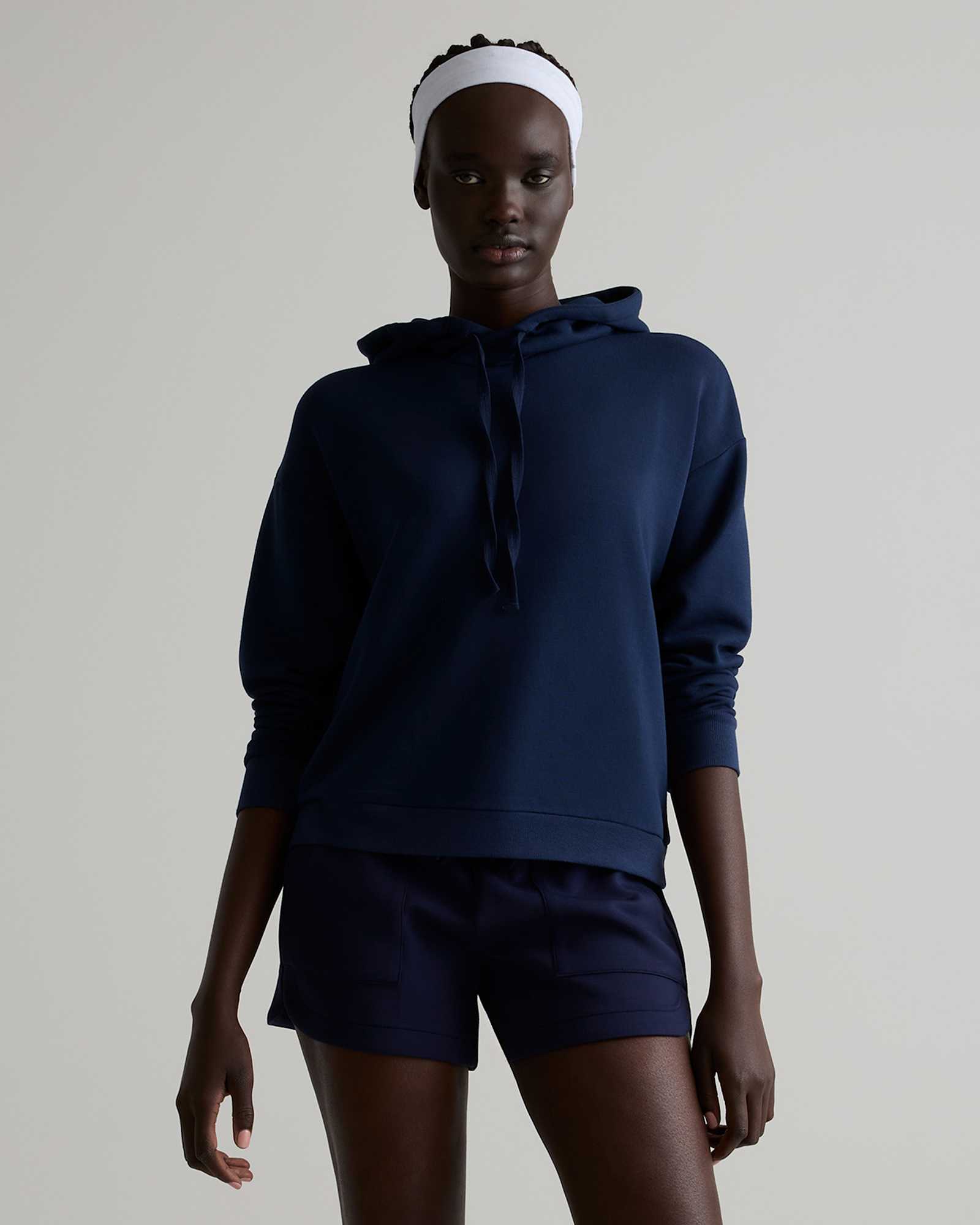 navy SuperSoft Fleece Pullover Hoodie