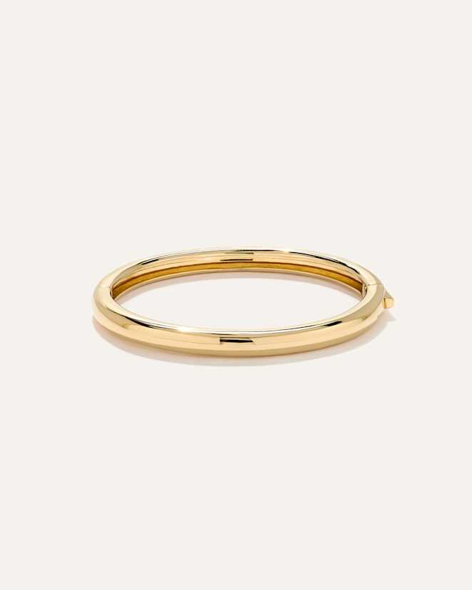 Gold Vermeil Dome Bangle
